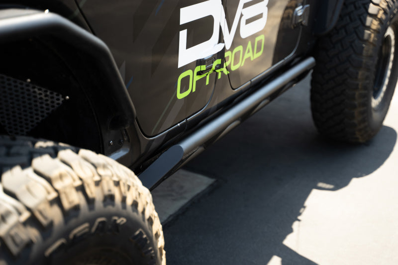 DVESRJL-07-DV8 Offroad 18-23 Jeep Wrangler JL 4 Door FS-15 Series Rock Sliders-Body Armor & Rock Rails-DV8 Offroad