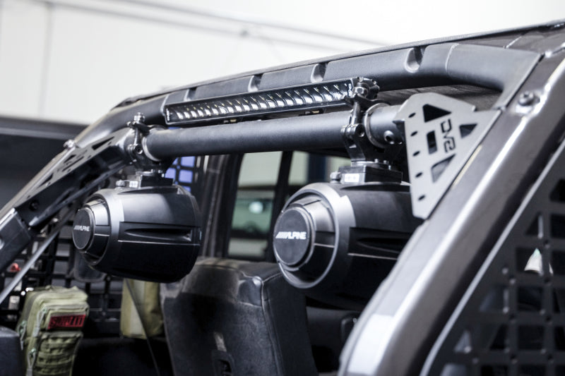 DV8 Offroad 18-23 Jeep Wrangler JL 4-Door Speaker/Light Bar Mount-Light Mounts-DV8 Offroad