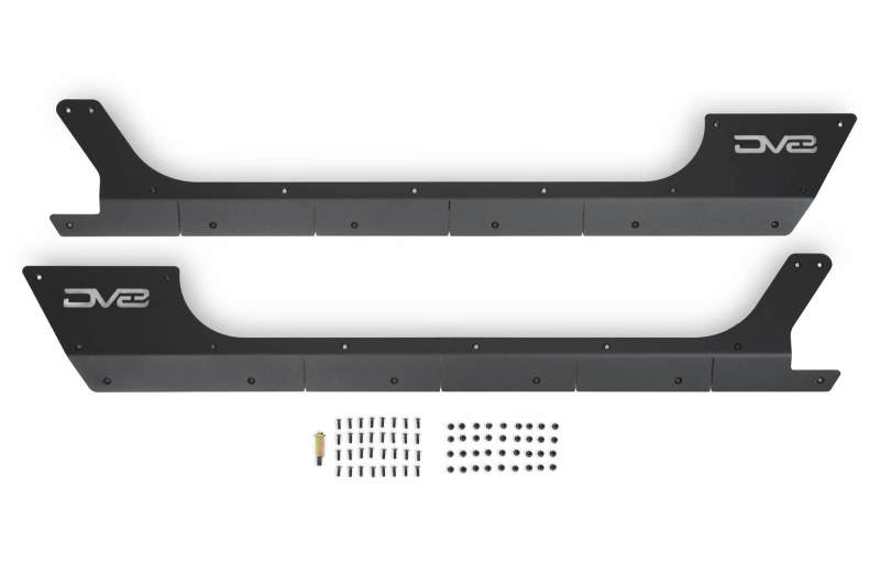 DV8 Offroad 18-23 Jeep Wrangler JL Rock Skins (2 Door Only)-Body Armor & Rock Rails-DV8 Offroad-810087812621-