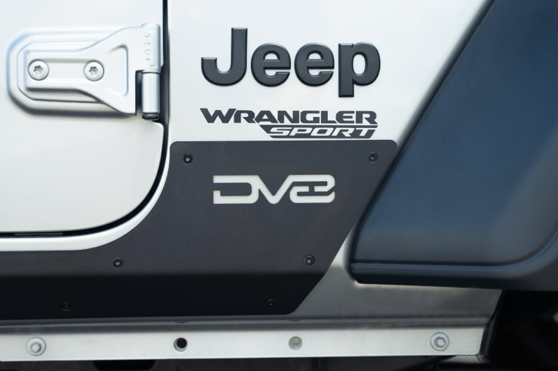 DV8 Offroad 18-23 Jeep Wrangler JL Rock Skins (2 Door Only)-Body Armor & Rock Rails-DV8 Offroad-810087812621-