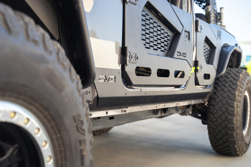 DV8 Offroad 18-23 Jeep Wrangler JL Rock Skins (4 Door Only)-Body Armor & Rock Rails-DV8 Offroad-810087812614-