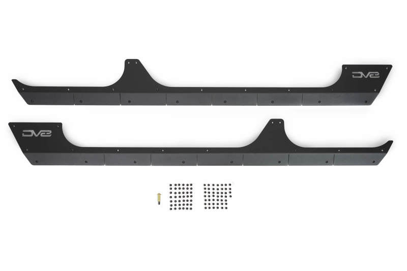 DV8 Offroad 18-23 Jeep Wrangler JL Rock Skins (4 Door Only)-Body Armor & Rock Rails-DV8 Offroad-810087812614-