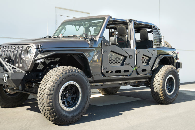 DV8 Offroad 18-23 Jeep Wrangler JL Rock Skins (4 Door Only)-Body Armor & Rock Rails-DV8 Offroad-810087812614-