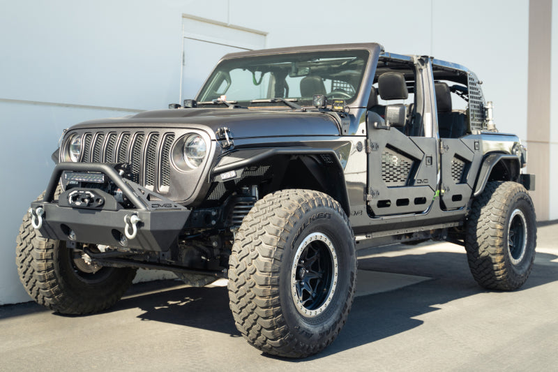 DV8 Offroad 18-23 Jeep Wrangler JL Rock Skins (4 Door Only)-Body Armor & Rock Rails-DV8 Offroad-810087812614-