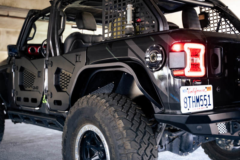 DV8 Offroad 18-23 Jeep Wrangler JL Slim Fender Flares-Fenders-DV8 Offroad-810087812522-