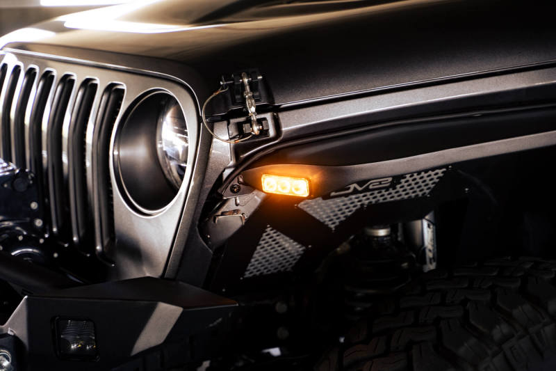 DV8 Offroad 18-23 Jeep Wrangler JL Slim Fender Flares-Fenders-DV8 Offroad-810087812522-