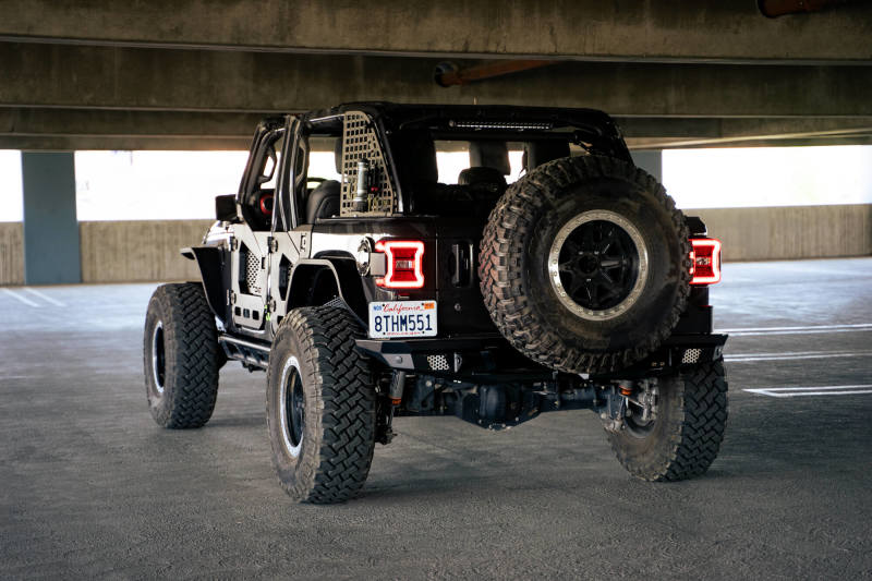 DV8 Offroad 18-23 Jeep Wrangler JL Slim Fender Flares-Fenders-DV8 Offroad-810087812522-