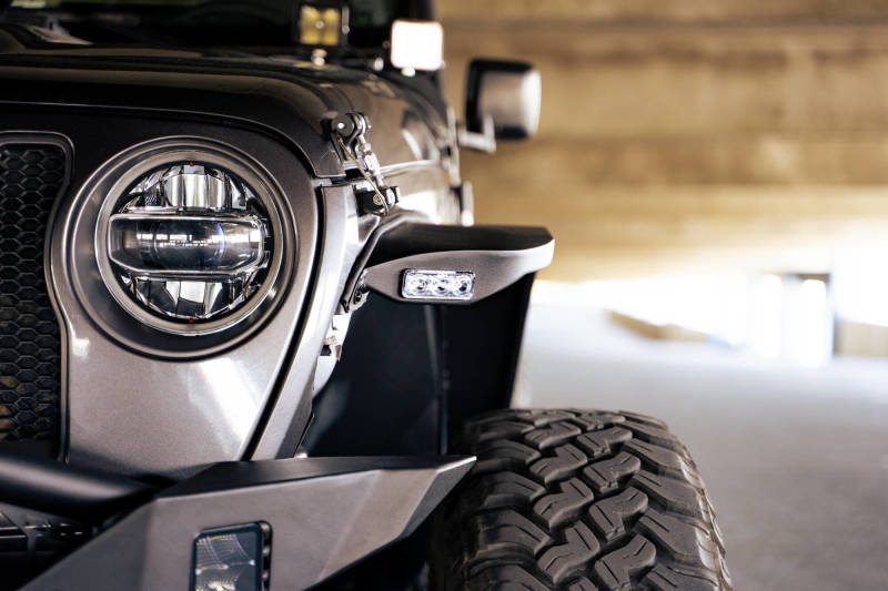 DV8 Offroad 18-23 Jeep Wrangler JL Slim Fender Flares-Fenders-DV8 Offroad-810087812522-