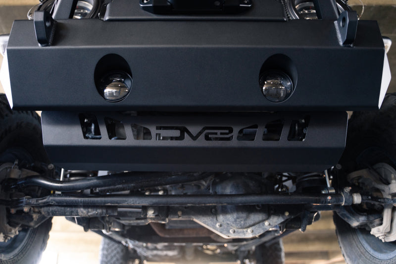 DV8 Offroad 18-23 Jeep Wrangler JL/JT Front Bumper Sway-Bar Disconnect Motor Skid Plate-Skid Plates-DV8 Offroad-810087812508-