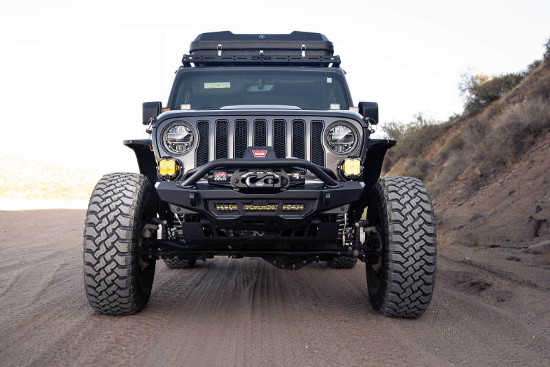 DV8 Offroad 18-23 Wrangler JL/Gladiator JT Spec Series Front Bumper - Black Ops Auto Works