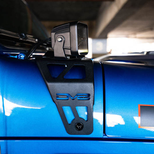 DV8 Offroad 20-22 Jeep JL 392/ Jeep JT Mojave Edition Dual Pod Light Mounts - Black Ops Auto Works