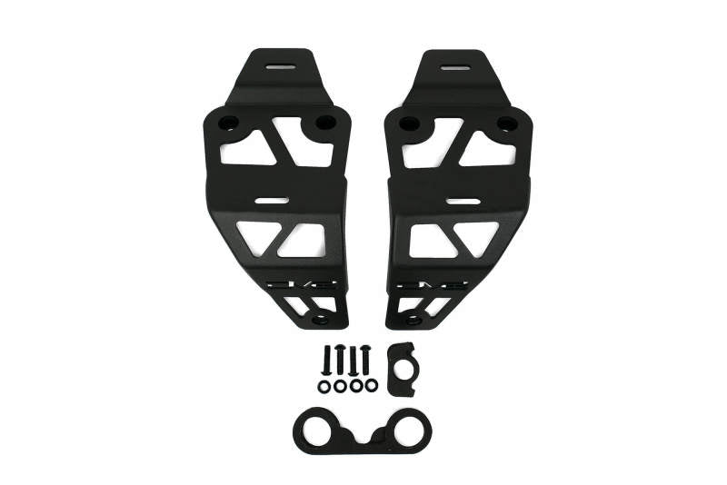 DV8 Offroad 20-22 Jeep JL 392/ Jeep JT Mojave Edition Dual Pod Light Mounts - Black Ops Auto Works