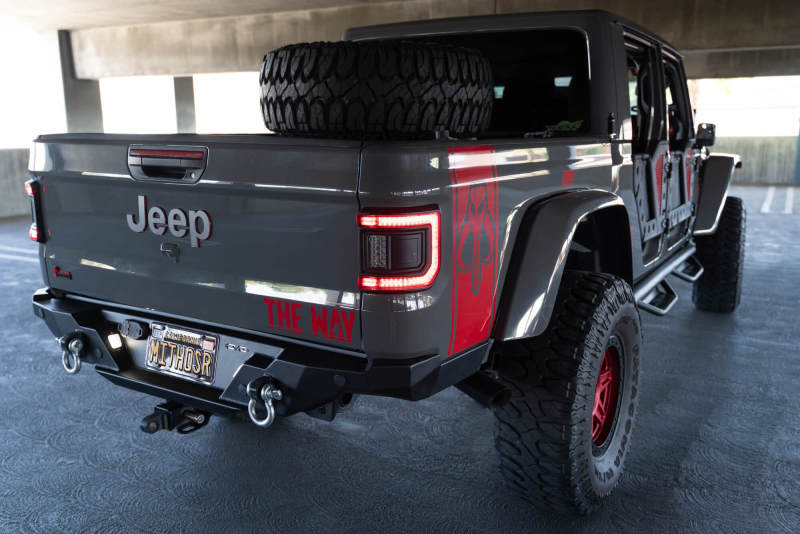 DV8 Offroad 20-23 Jeep Gladiator JT FS-15 Series Rear Bumper-Bumpers - Steel-DV8 Offroad-