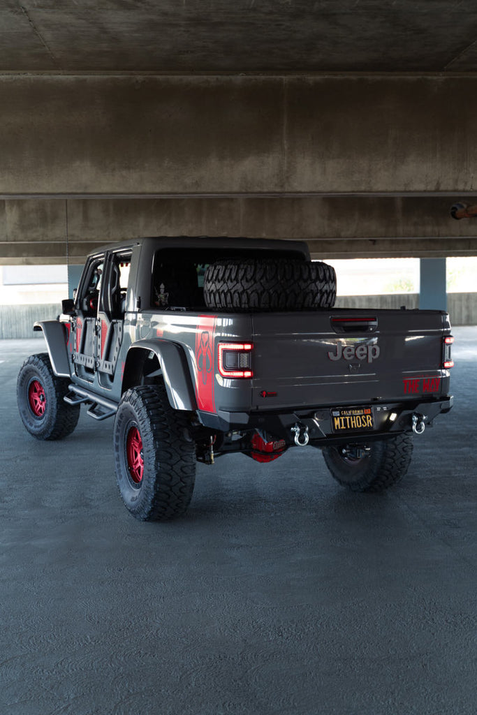 DV8 Offroad 20-23 Jeep Gladiator JT FS-15 Series Rear Bumper-Bumpers - Steel-DV8 Offroad-