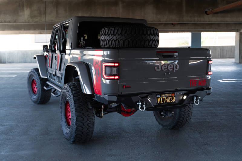 DV8 Offroad 20-23 Jeep Gladiator JT FS-15 Series Rear Bumper-Bumpers - Steel-DV8 Offroad-