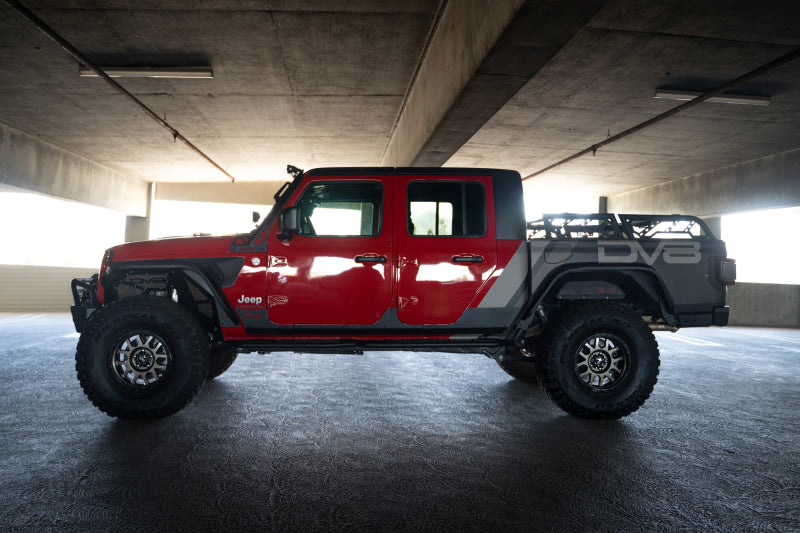 DV8 Offroad 20-23 Jeep Gladiator JT Slim Fender Flares-Fenders-DV8 Offroad-810087812515-