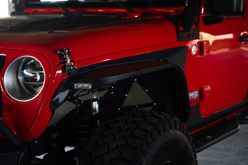 DV8 Offroad 20-23 Jeep Gladiator JT Slim Fender Flares-Fenders-DV8 Offroad-810087812515-