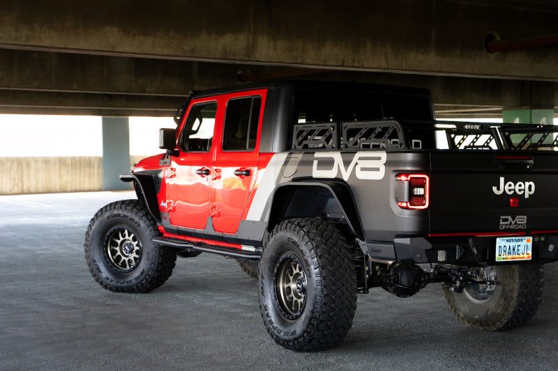 DV8 Offroad 20-23 Jeep Gladiator JT Slim Fender Flares-Fenders-DV8 Offroad-810087812515-