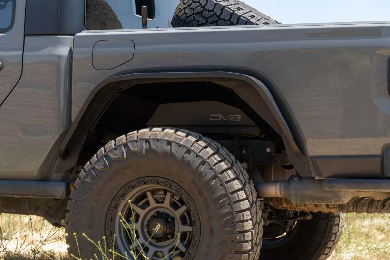 DV8 Offroad DV8 Offroad 20-24 Jeep Gladiator JT Rear Inner Fender Liners - Satin Black