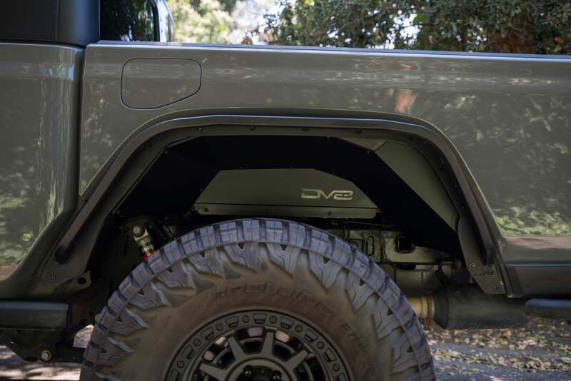 DV8 Offroad DV8 Offroad 20-24 Jeep Gladiator JT Rear Inner Fender Liners - Satin Black