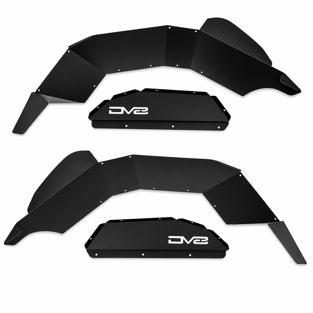 DV8 Offroad DV8 Offroad 20-24 Jeep Gladiator JT Rear Inner Fender Liners - Satin Black