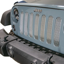 Load image into Gallery viewer, DV8 Offroad 2007-2018 Jeep JK Polished Grille Inserts-Grilles-DV8 Offroad-756519638356-