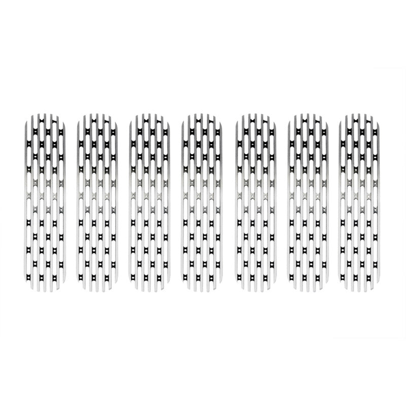 DV8 Offroad 2007-2018 Jeep JK Polished Grille Inserts-Grilles-DV8 Offroad-756519638356-
