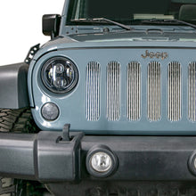 Load image into Gallery viewer, DV8 Offroad 2007-2018 Jeep JK Polished Grille Inserts-Grilles-DV8 Offroad-756519638356-