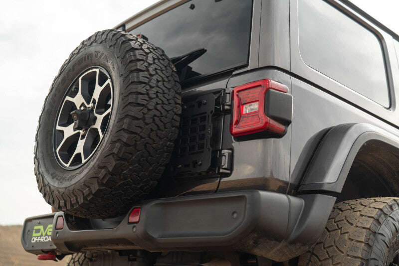 DV8 Offroad DV8 Offroad 2018-2025 Jeep Wrangler JL Tailgate Reinforcement Molle Panel