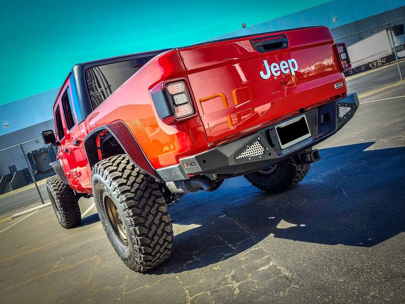 DV8 Offroad 2018+ Jeep Gladiator Rear Bumper - Black Ops Auto Works