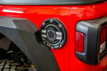 Load image into Gallery viewer, DV8 Offroad 2018+ Jeep JL Aluminum Fuel Door for 20-Pres Wrangler - Black Ops Auto Works