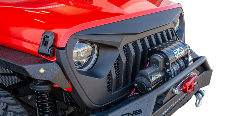 DV8 2018-21 Jeep JL Gladiator Angry Grill – Black Ops Auto Works