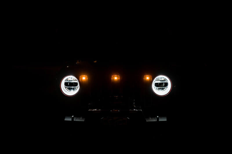 DV8 Offroad 2018+ Jeep JL Grill Amber Marker Lights - Black Ops Auto Works