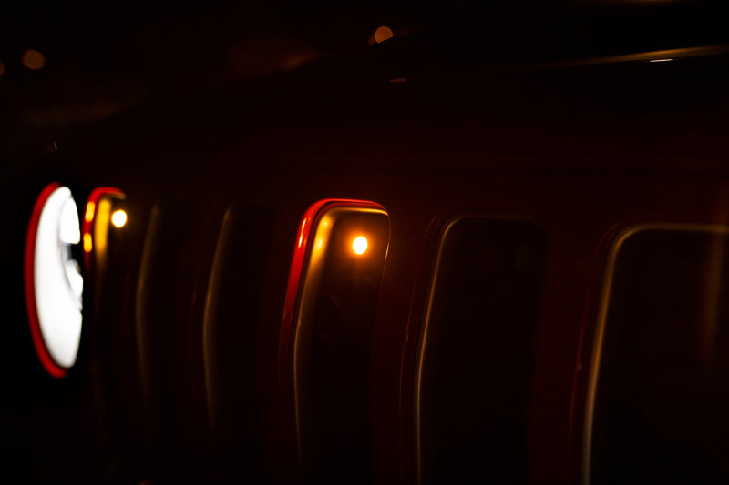 DV8 Offroad 2018+ Jeep JL Grill Amber Marker Lights - Black Ops Auto Works