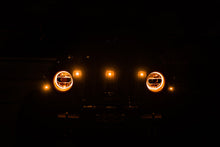 Load image into Gallery viewer, DV8 Offroad 2018+ Jeep JL Grill Amber Marker Lights - Black Ops Auto Works
