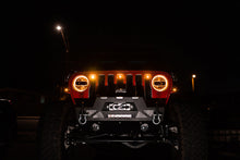 Load image into Gallery viewer, DV8 Offroad 2018+ Jeep JL Grill Amber Marker Lights - Black Ops Auto Works