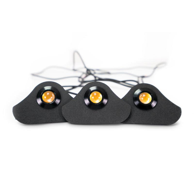 DV8 Offroad 2018+ Jeep JL Grill Amber Marker Lights - Black Ops Auto Works