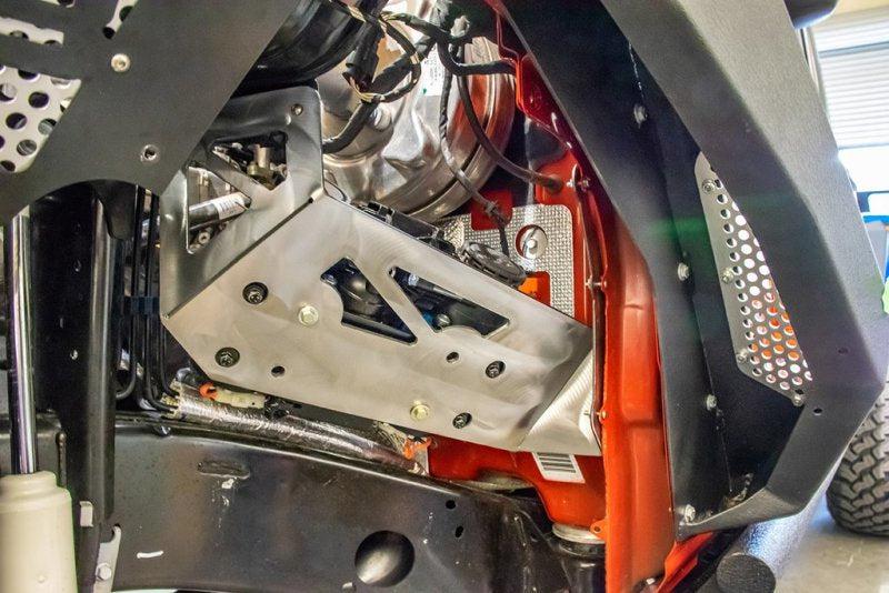 DV8 Offroad 2018+ Jeep JL / JT Engine Bay Compressor Mount - Black Ops Auto Works