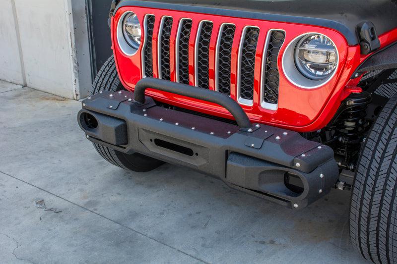 DV8 Offroad 2018+ Jeep JL/Gladiator Winch Ready Front Bumper - Black Ops Auto Works