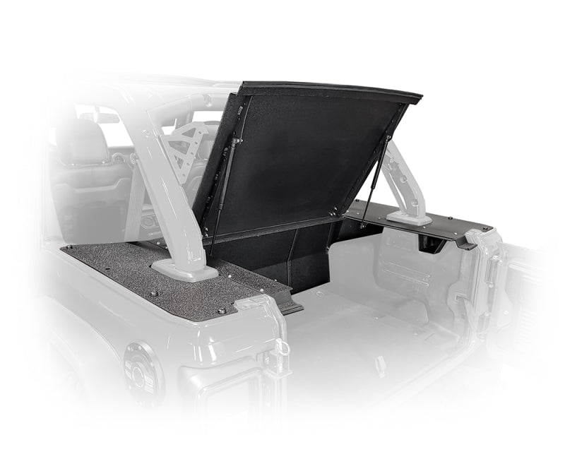 DV8 Offroad 2018+ Jeep Wrangler JL 4 Door Rear Storage Cover - Black Ops Auto Works