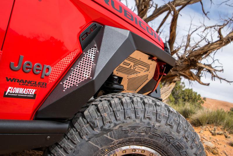 DV8 Offroad 2018+ Jeep Wrangler JL Armor Fenders w/ LED Turn Signal Lights - Black Ops Auto Works