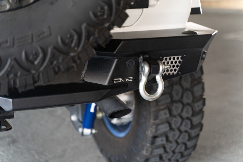 DV8 Offroad 2018 Jeep Wrangler JL MTO Series Rear Bumper w/ Optional Tire Carrier-Bumpers - Steel-DV8 Offroad-810087812966-