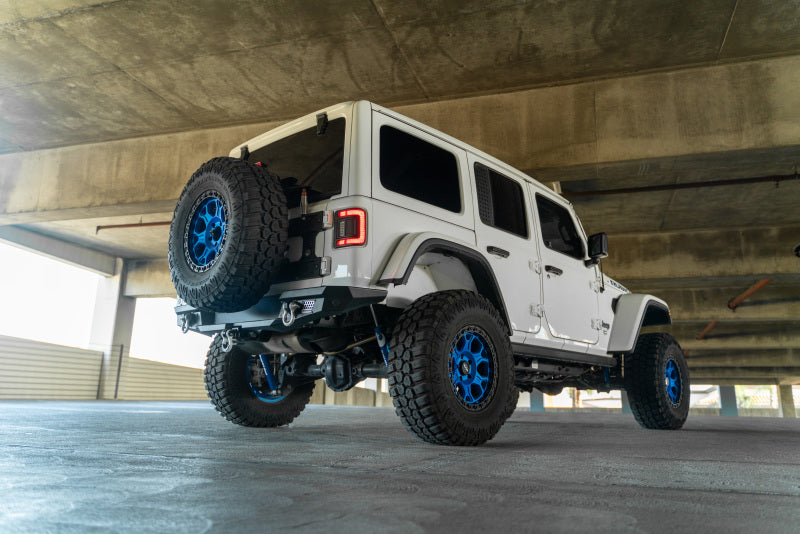 DV8 Offroad 2018 Jeep Wrangler JL MTO Series Rear Bumper w/ Optional Tire Carrier-Bumpers - Steel-DV8 Offroad-810087812966-