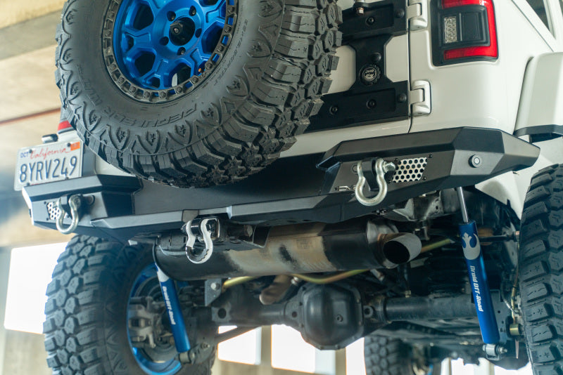 DV8 Offroad 2018 Jeep Wrangler JL MTO Series Rear Bumper w/ Optional Tire Carrier-Bumpers - Steel-DV8 Offroad-810087812966-