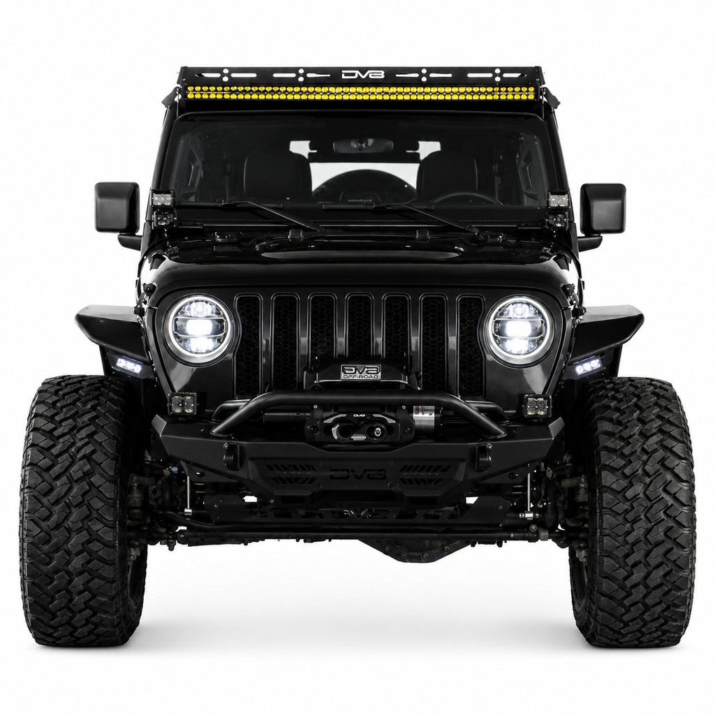 DV8 Offroad 2018+ Jeep Wrangler JLO A Pillar Dual Light Pod Mounts