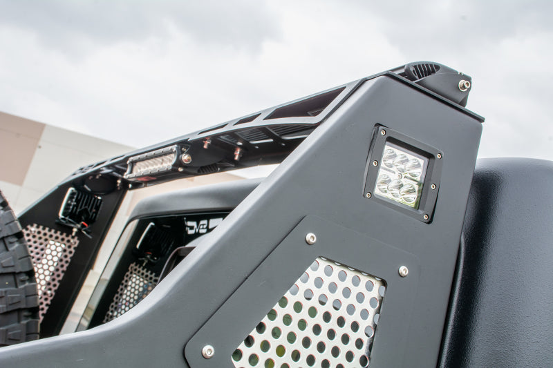 DV8 Offroad 2019+ Jeep Gladiator Bolt On Chase Rack - Black Ops Auto Works