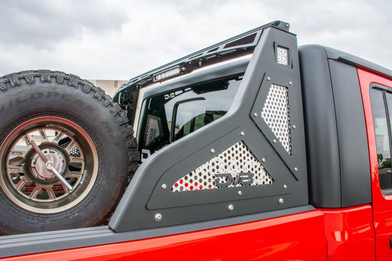 DV8 Offroad 2019+ Jeep Gladiator Bolt On Chase Rack - Black Ops Auto Works