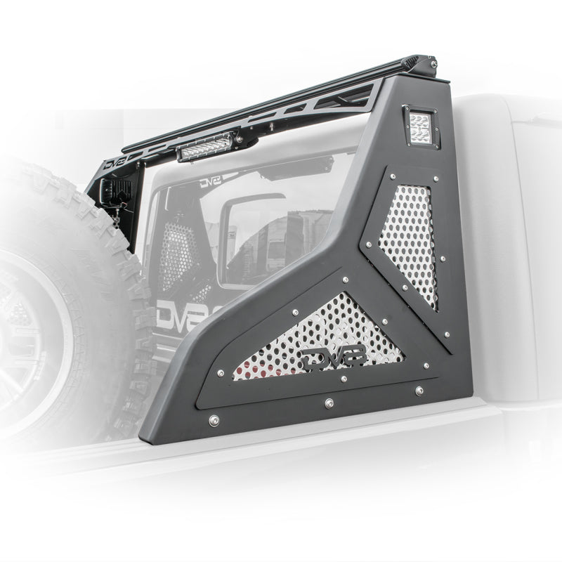 DV8 Offroad 2019+ Jeep Gladiator Bolt On Chase Rack - Black Ops Auto Works