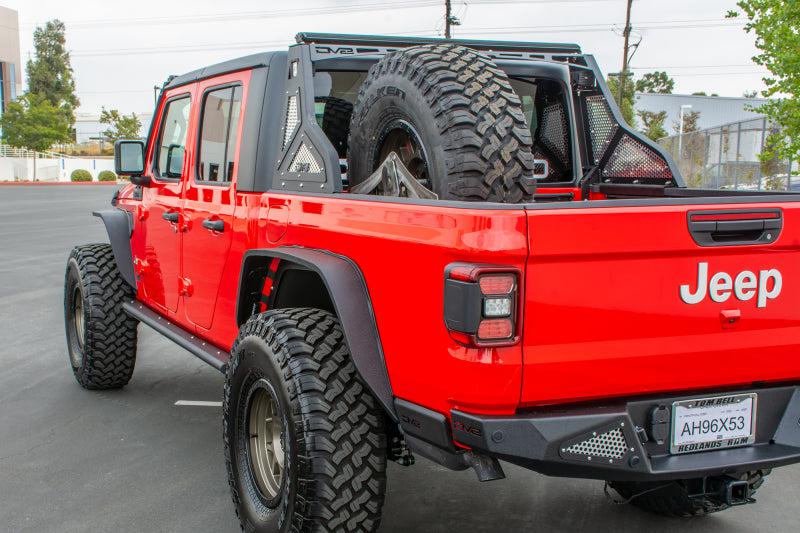 DV8 Offroad 2019+ Jeep Gladiator Bolt On Chase Rack - Black Ops Auto Works