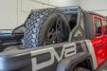 Load image into Gallery viewer, DV8 Offroad 2019+ Jeep Gladiator Universal Stand Up In-Bed Tire Carrier - Black Ops Auto Works